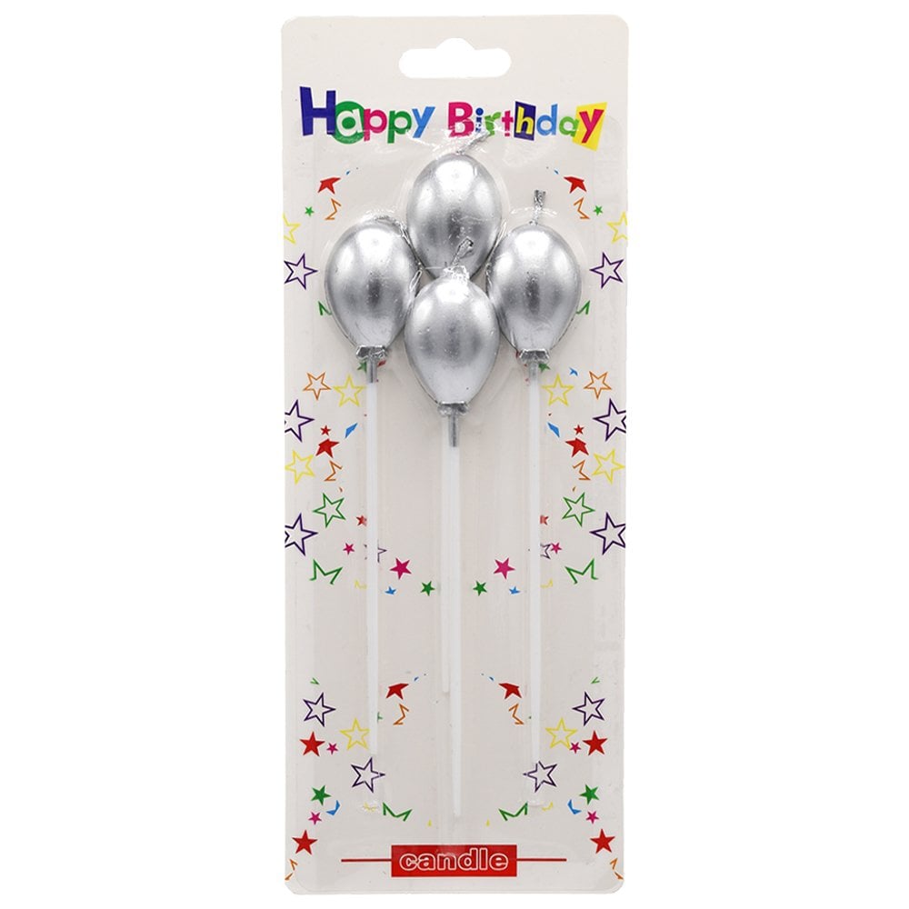 Balon Mum Gümüş