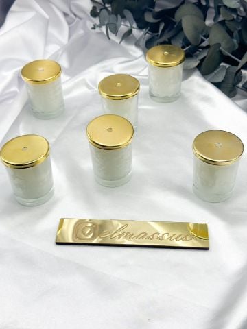 Gold Kapaklı Shot Mum 6 adet