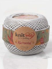 Knit Me Karnaval El Örgü İpi Açık Gri