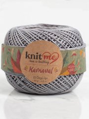 Knit Me Karnaval El Örgü İpi Gri