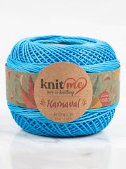 Knit Me Karnaval El Örgü İpi Mavi