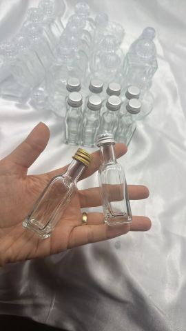 Maraska Cam Şişe 5 adet Gümüş