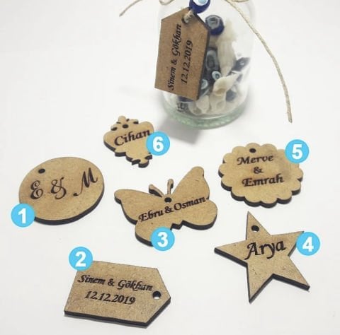 Ahşap Pleksi 3cm 25 adet