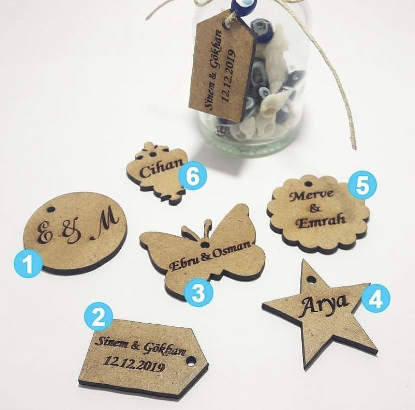 Ahşap Pleksi 3cm 25 adet 2